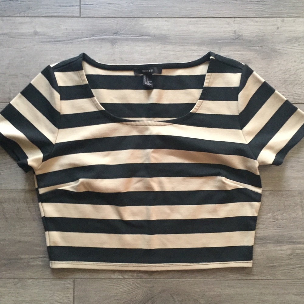 Striped Crop Top